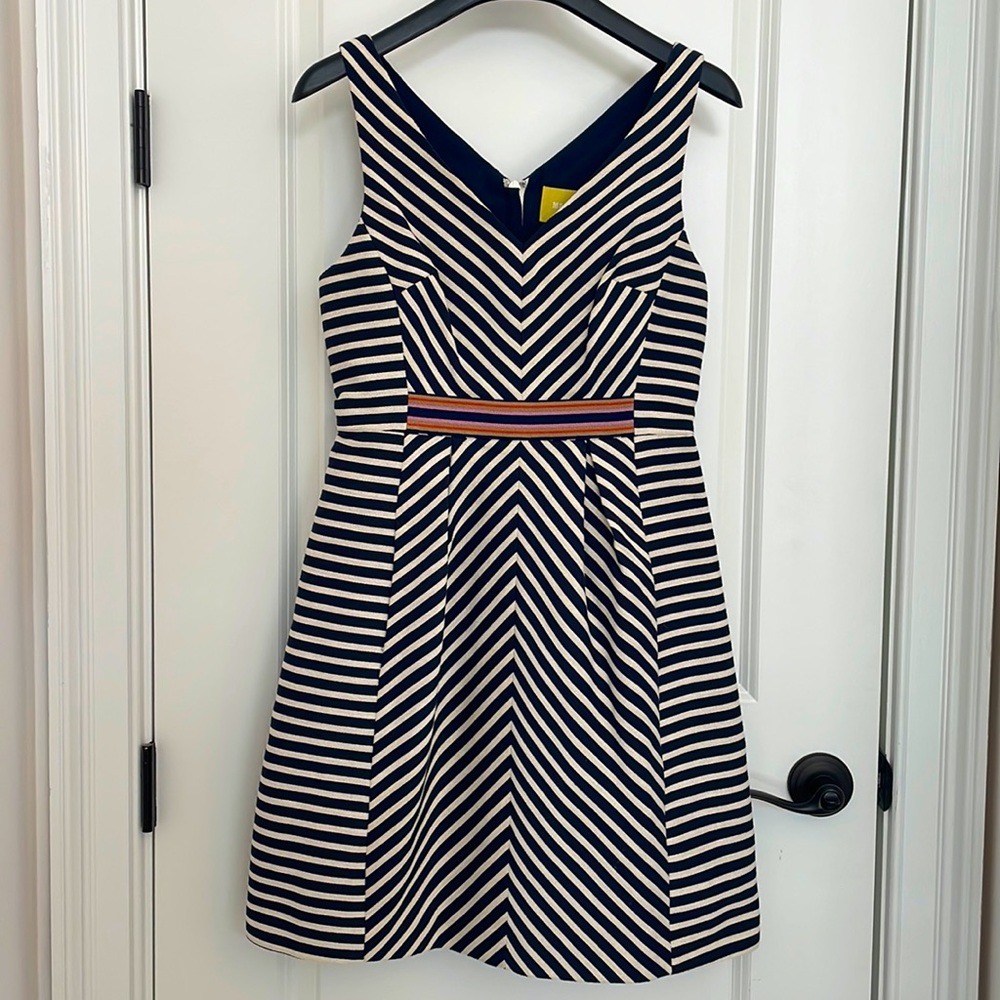 Sleeveless VNeck Fit and Flare Sundress